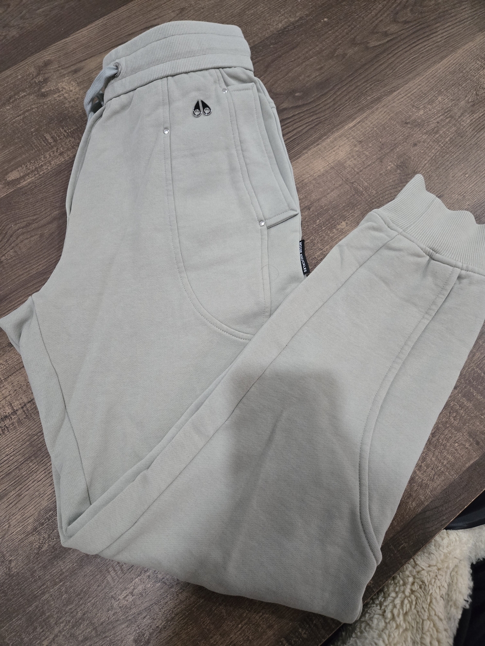 Moose Knuckles Light Gray Sweatpants